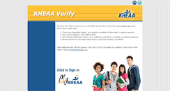 Desktop Screenshot of kheaaverify.com