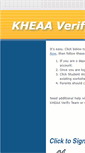 Mobile Screenshot of kheaaverify.com